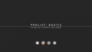 prolist-basics