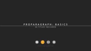proparagraph-basics